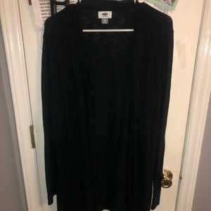 Black Old Navy cardigan size XXL